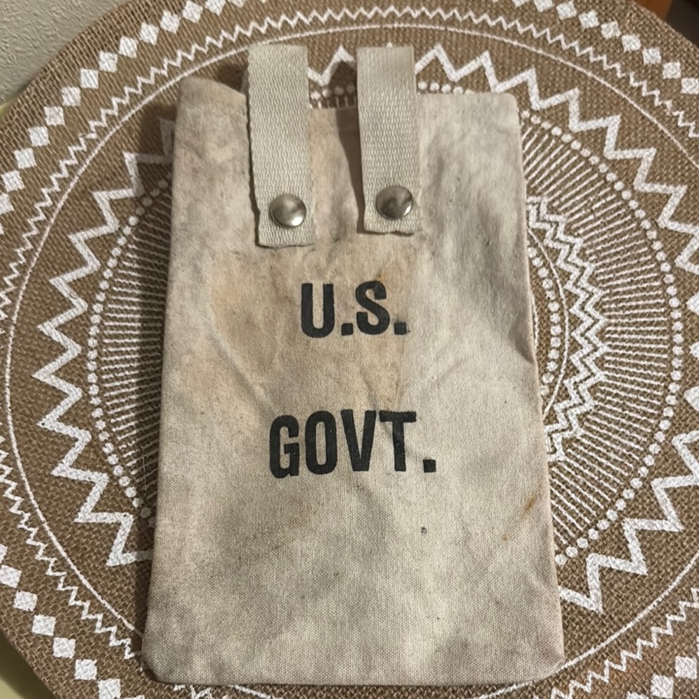 Vintage U.S. GOVT. Canvas Canteen Bag